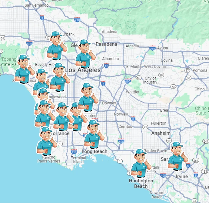 service areas map