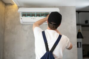 ductless AC installation